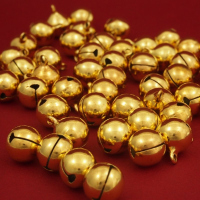 Dzwonki ozdobne - janczary 15mm złote