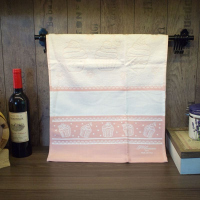 Ręcznik kuchenny "Babeczki" 40x70 cm kolor różowy