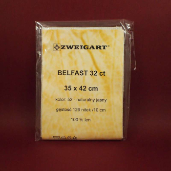 Belfast 32ct naturalny jasny nr 52, (35x42cm) 
