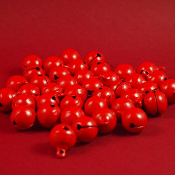 Dzwonki ozdobne - janczary 15mm czerwone
